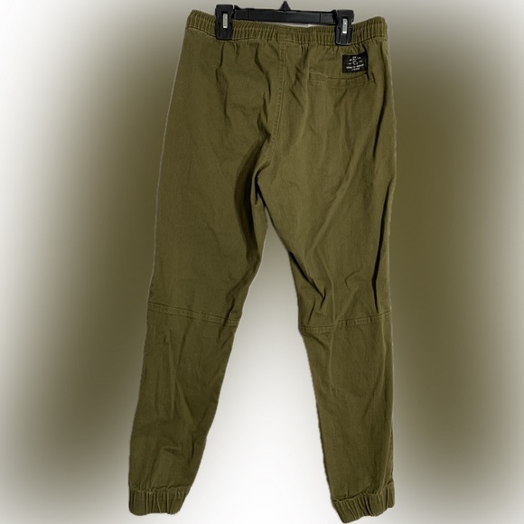 Olive Green Jogger Pants - Picture 2 of 3